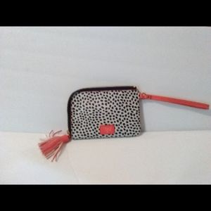 Fossil zip around leather wallet